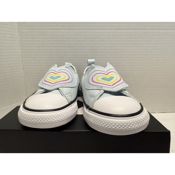 New Converse Chuck Taylor All Star Heart Slip-Ons Size 5  Baby/Toddler - Picture 5 of 12